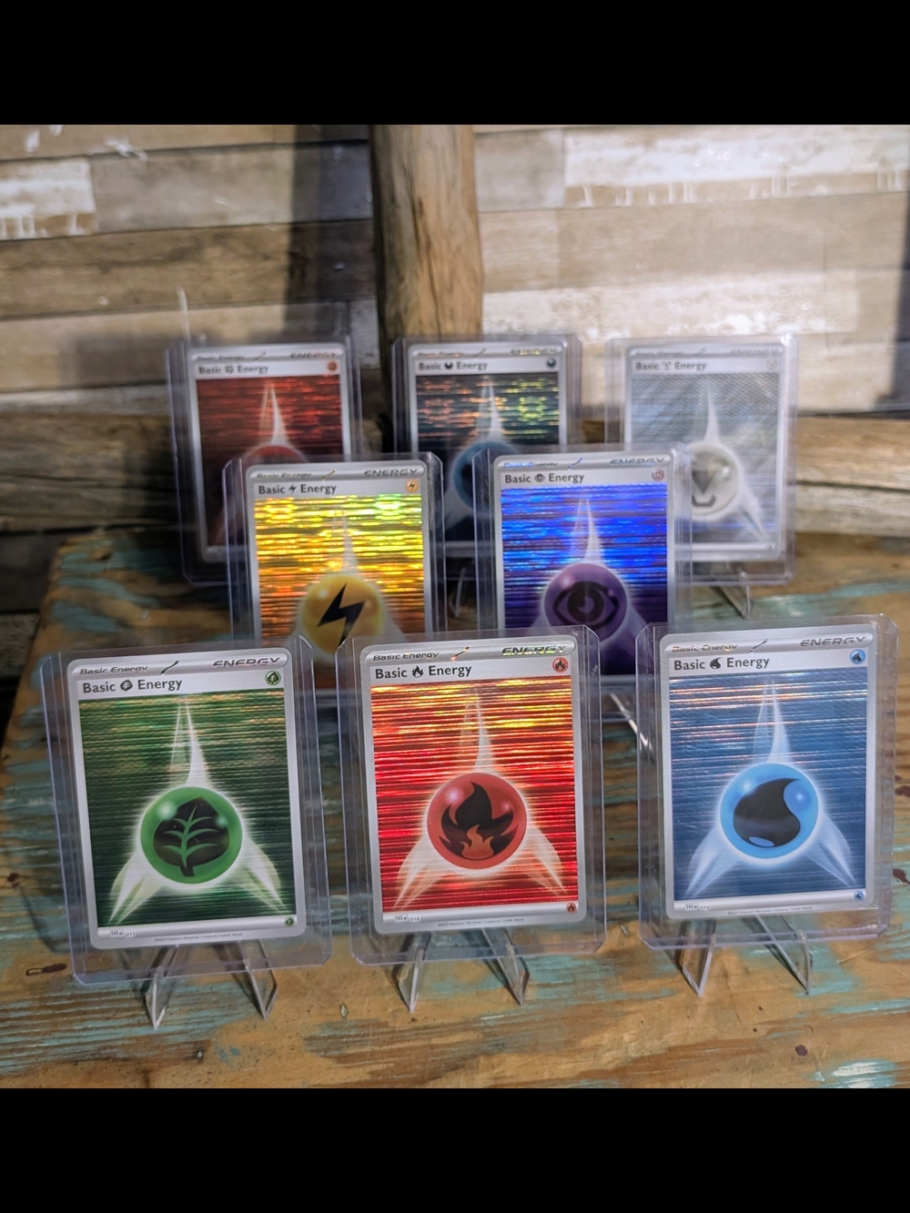Pokemon Scarlet & Violet Energy Holo 8 Card Bundle
